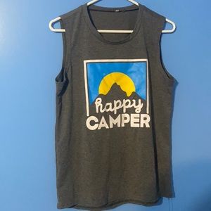 Happy camper tank top